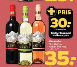 Netto Alto Andes tilbud