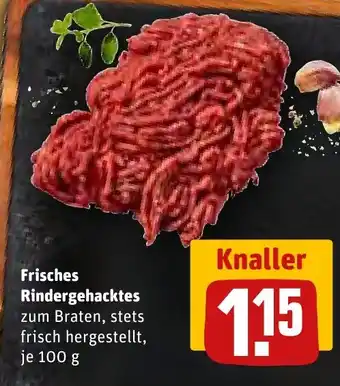 REWE Frisches Rindergehacktes tilbud