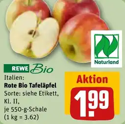 REWE Rote Bio Tafeläpfel tilbud