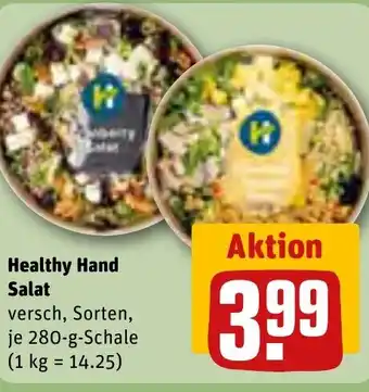 REWE Healthy Hand Salat tilbud