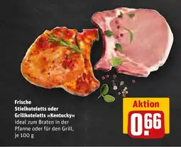 REWE Frische Stielkoteletts oder tilbud