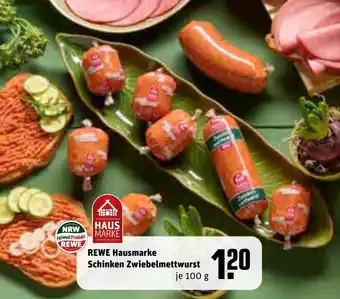 REWE Rewe hausmarke schinken zwiebelmettwurst tilbud