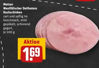 REWE Metten Westfälischer Delikatess Kochschinken tilbud