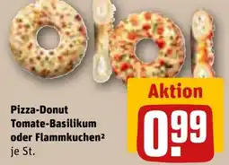 REWE Pizza-Donut Tomate-Basilikum oder Flammkuchen tilbud