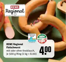 REWE REWE Regional Fleischwurst tilbud