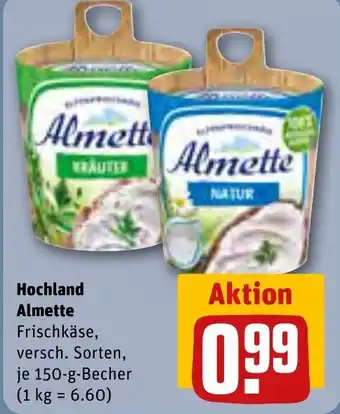 REWE Hochland Almette tilbud