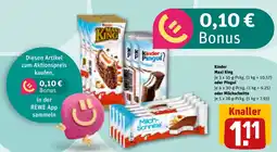 REWE Kinder Maxi King tilbud