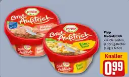 REWE DE POPP Brotaufstrich tilbud