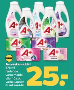 Netto A+ Vaskemiddel tilbud