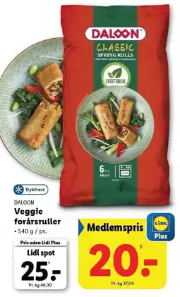 Lidl Veggie forårsruller tilbud