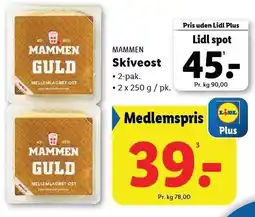 Lidl Skiveost tilbud