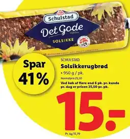 Lidl Solsikkerugbrød tilbud