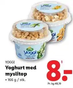 Lidl Yoghurt med myslitop tilbud