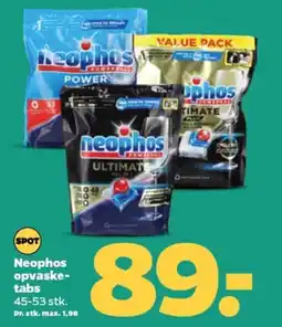 Netto NEOPHOS Opvasketabs tilbud