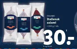 Lidl Italiensk salami tilbud