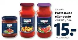 Lidl Pastasauce eller pesto tilbud