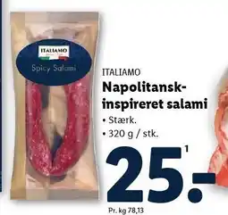 Lidl Napolitanskinspireret salami tilbud