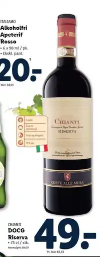 Lidl DOCG Riserva tilbud