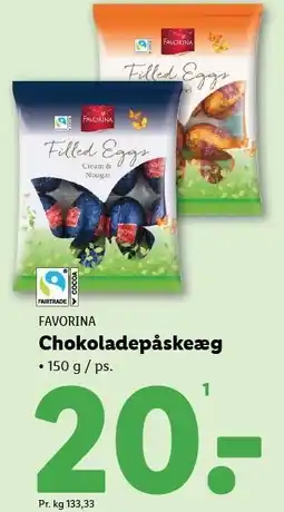 Lidl Chokoladepåskeæg tilbud