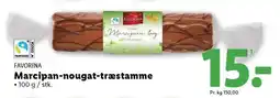 Lidl Marcipan-nougat-træstanme tilbud