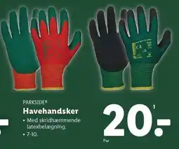 Lidl Havehandsker tilbud