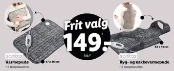 Lidl Varmepude eller Ryg- og nakkevarmepude tilbud