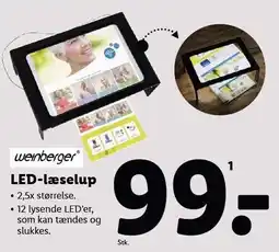 Lidl LED-læselupp tilbud