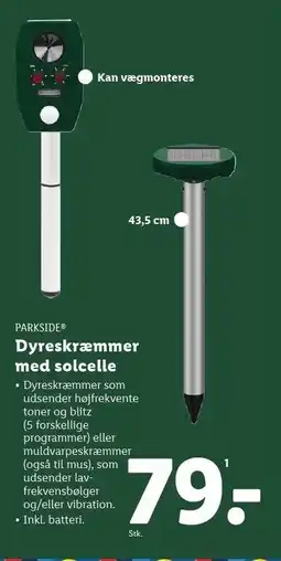 Lidl Dyreskræmmer med solcelle tilbud