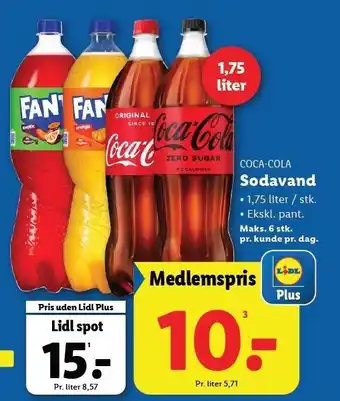 Lidl Sodavand tilbud