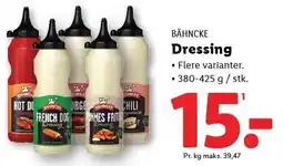 Lidl Dressing tilbud