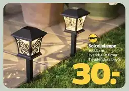 Netto Solcellelampe tilbud