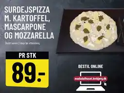 Løvbjerg Surdejspizza m. kartoffel, mascarpone og mozzarella tilbud