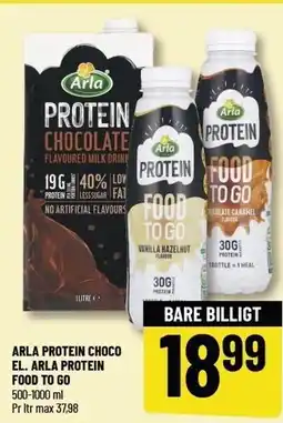 Løvbjerg ARLA PROTEIN CHOCO EL. ARLA PROTEIN FOOD TO GO tilbud