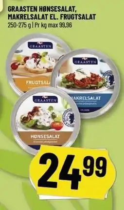 Løvbjerg GRAASTEN HØNSESALAT, MAKRELSALAT EL. FRUGTSALAT tilbud