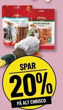 Løvbjerg SPAR 20% PÅ ALT CHRISCO tilbud