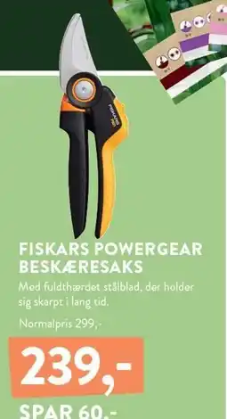 Plantorama FISKARS POWERGEAR BESKÆRERSAKS tilbud