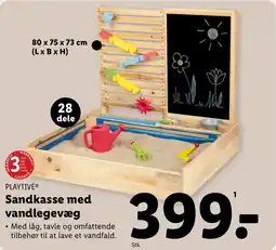 Lidl PLAYTIVE® Sandkasse med vandlegevæg tilbud