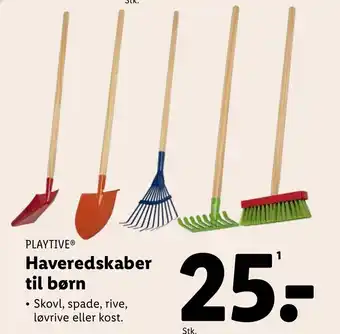 Lidl PLAYTIVE® Haveredskaber til børn tilbud