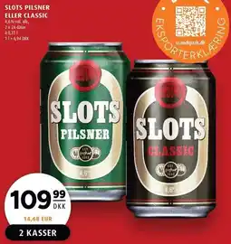 Scandinavian Park Slots Pilsner eller Classic tilbud