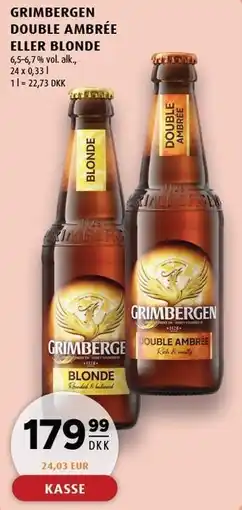 Scandinavian Park Grimbergen Double Ambrée eller Blonde tilbud