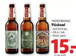 Lidl THISTED BRYGHUS Påskeøl tilbud