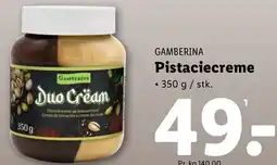 Lidl GAMBERINA Pistaciecreme tilbud