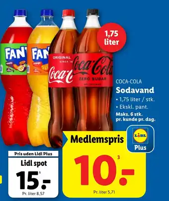 Lidl COCA-COLA Sodavand tilbud