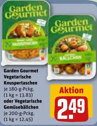 REWE GARDEN GOURMET  Vegetarische Knuspertaschen tilbud