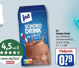 REWE JA! Schoko-Drink tilbud