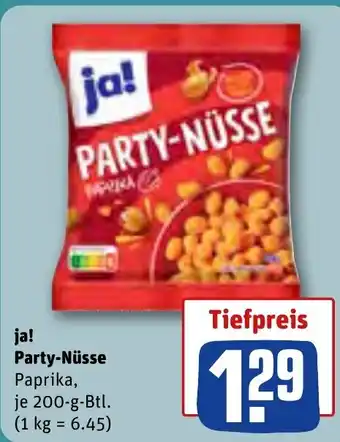 REWE DE JA! Party-Nüsse tilbud