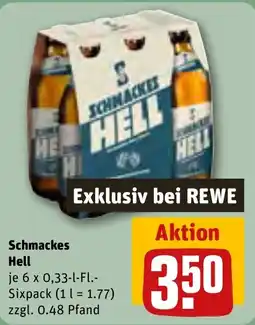 REWE SCHMACKES HELL tilbud