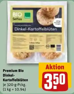 REWE Premium Bio Dinkel- Kartoffelblüten tilbud