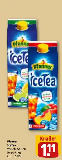 REWE PFANNER Ice Tea tilbud