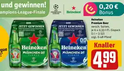 REWE HEINEKEN Premium Beer tilbud